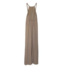 Show Me Your MuMu Amanda Tan Taupe Low Back Maxi Dress Small