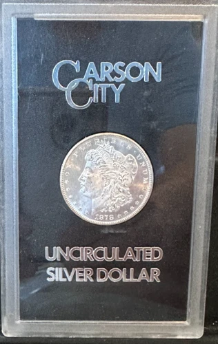 Uncirculated 1878-CC Morgan One Dollar S$1 Silver Coin GSA - No Box/COA