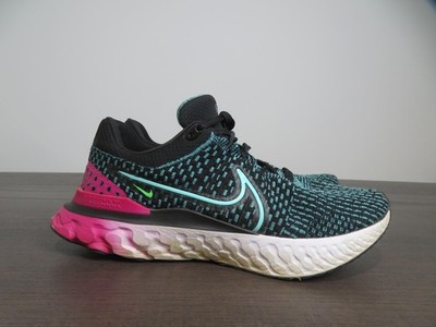 Nike React Infinity Run Flyknit 3 Womens 10.5 Shoes Running Sneakers DD3024-003