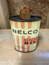 Nelco Sewing Machine Oil Can New York Quarter Full