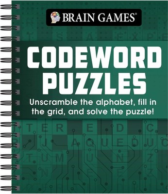 Brain Games - Codeword Puzzle: Unscramble the Alphabet, Fill in the Grid, an...