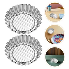 20pcs Mini Tart Pans Pie Tartlets Dessert Mold Nonstick Quiche Mini Pie Tart