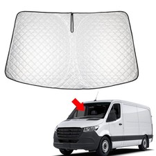 Car Foldable Windshield Sun Shade Visor Custom For Mercedes Benz Sprinter 07-25