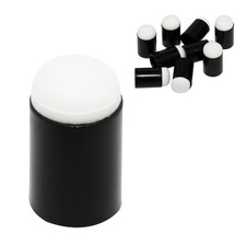 JAKOUE 32 Pcs Finger Sponge Daubers,Finger Painting Craft Black