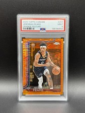 2025-26 Topps Chrome Basketball Jeremiah Fears Rookie /25 Orange Pulsar PSA 9