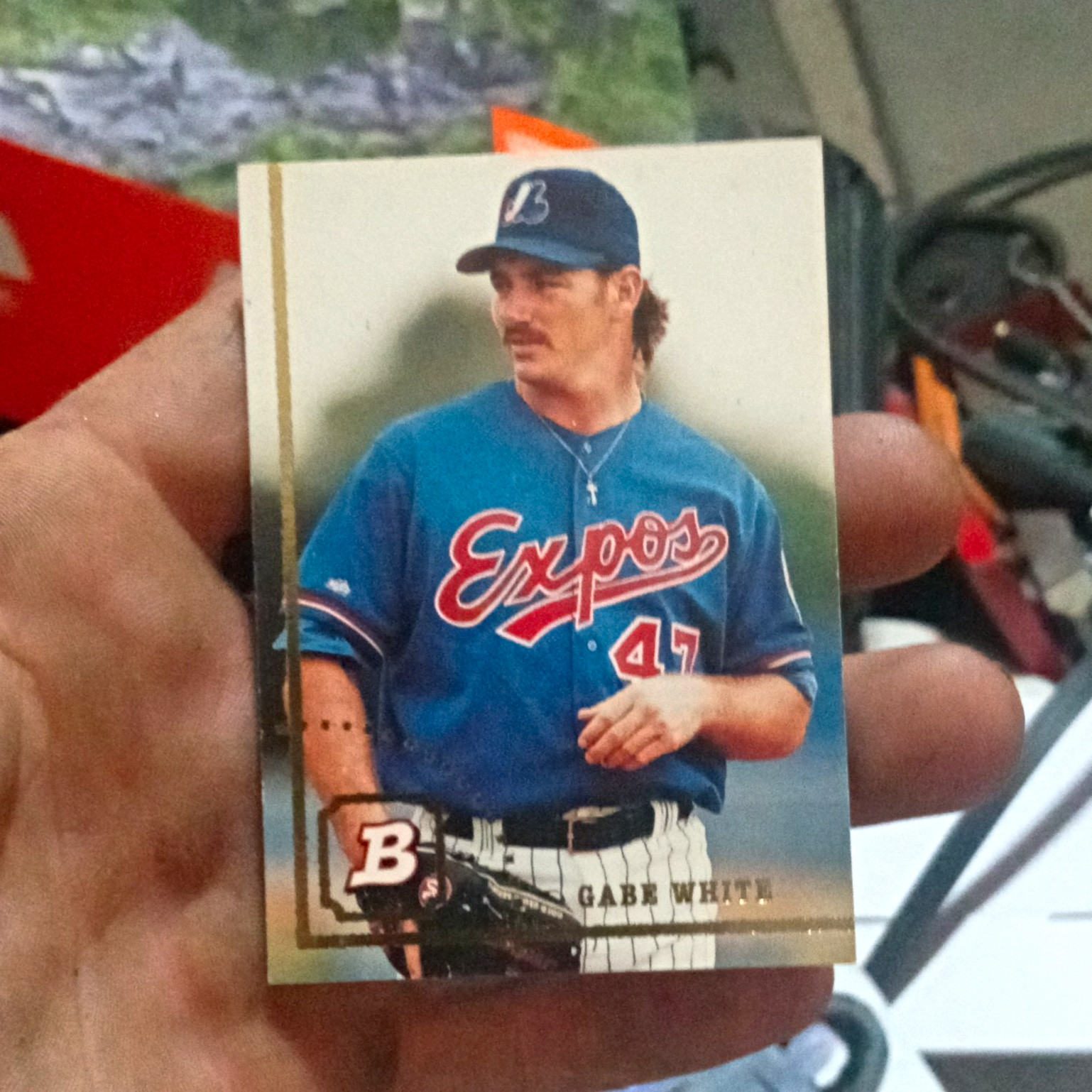 Bowman Gabe White Montreal Expos #520 Rookie Baseball Trading Card