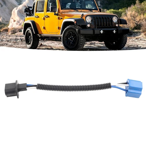 Neu H13-Kabelbaumstecker 4 Stück H13-auf-H4-Adapterkabel Plug-and-Play-Ersatz