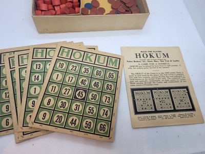 VINTAGE 1927 PARKER BROTHERS HOKUM GREAT FUN MAKING GAME | eBay