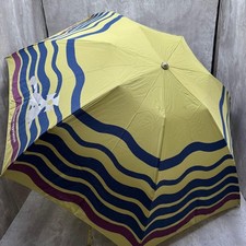 Hard to find Vivienne Westwood folding umbrella with wave pattern and orb patter