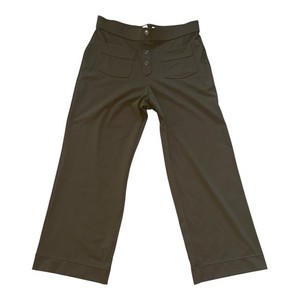 NWOT Halara Women's 1X High Waisted Sailor Wide Leg Trouser Pants Army Green