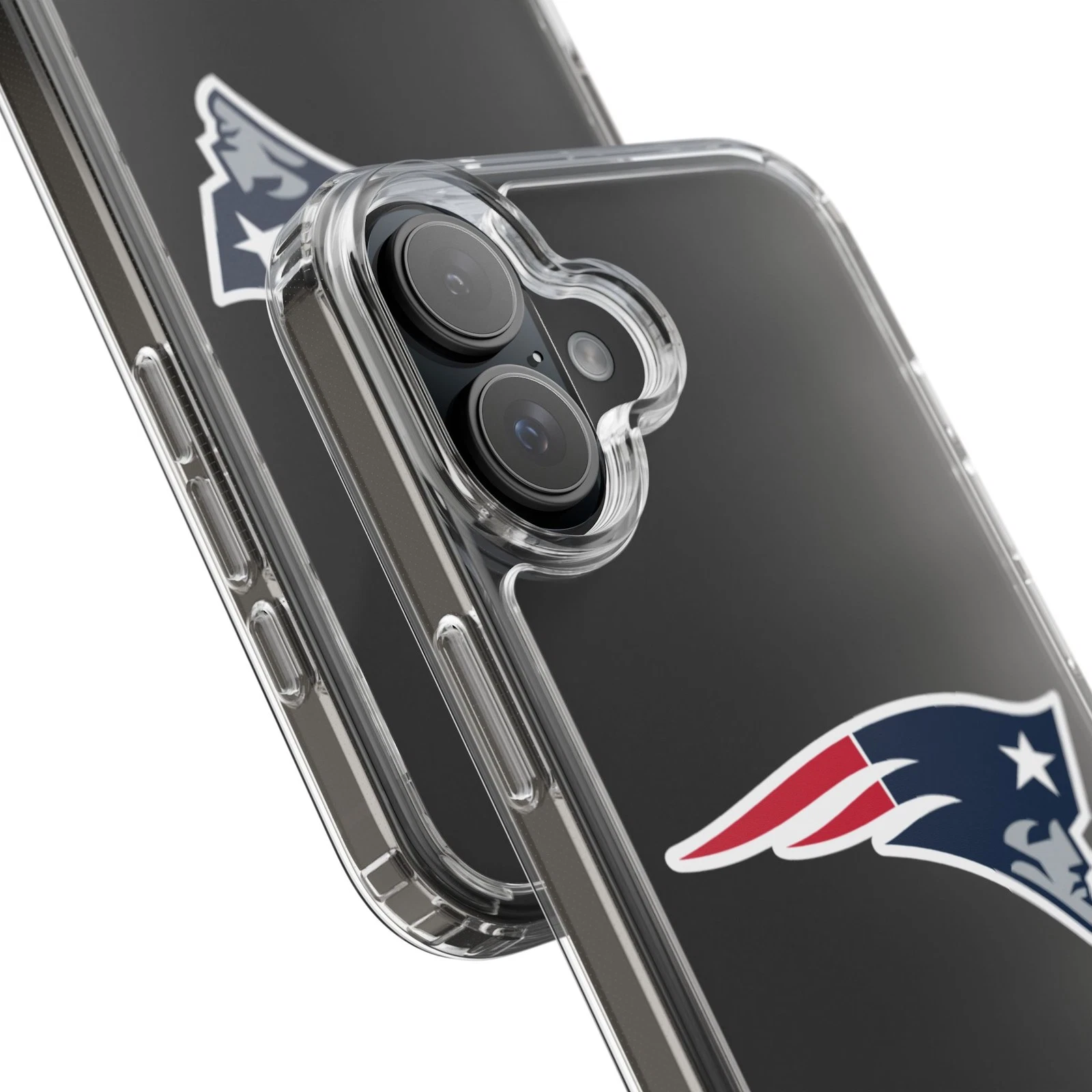 New England Patriots Clear Phone Case for iPhone