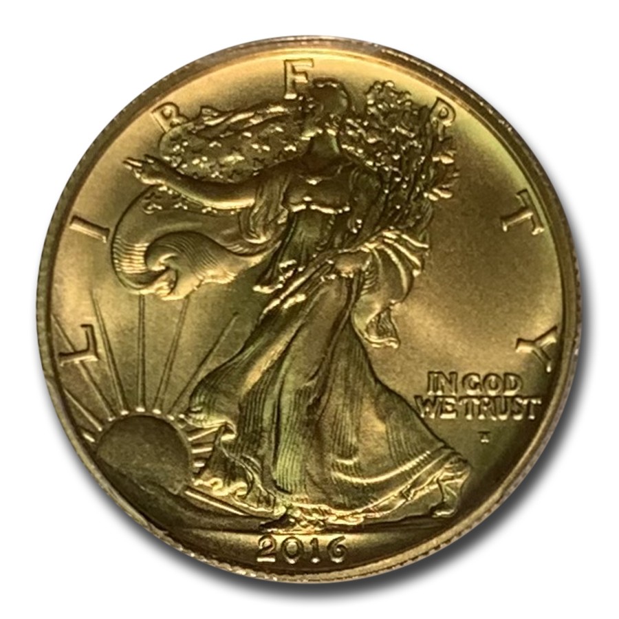 2016-W 1/2 oz Gold Walking Liberty Half Dollar SP-69 PCGS (FS) | eBay