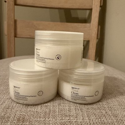 3x Naturelab PERFECT CLEAN 2IN1 SCALP SCRUB & CLARIFYING SHAMPOO 1.0 oz / 30 ml