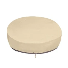 SunPatio Outdoor Daybed Cover, Heavy Duty Waterproof Round Canopy Sofa Bed Co...