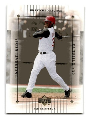 Ken Griffey Jr. 2003 UD Patch Collection #31 HOF Cincinnati Reds Mint to Gem
