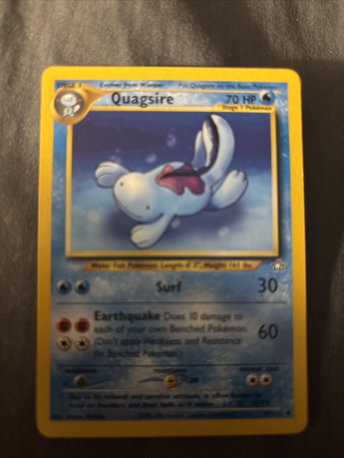Quagsire 45/111 Neo Genesis Regular