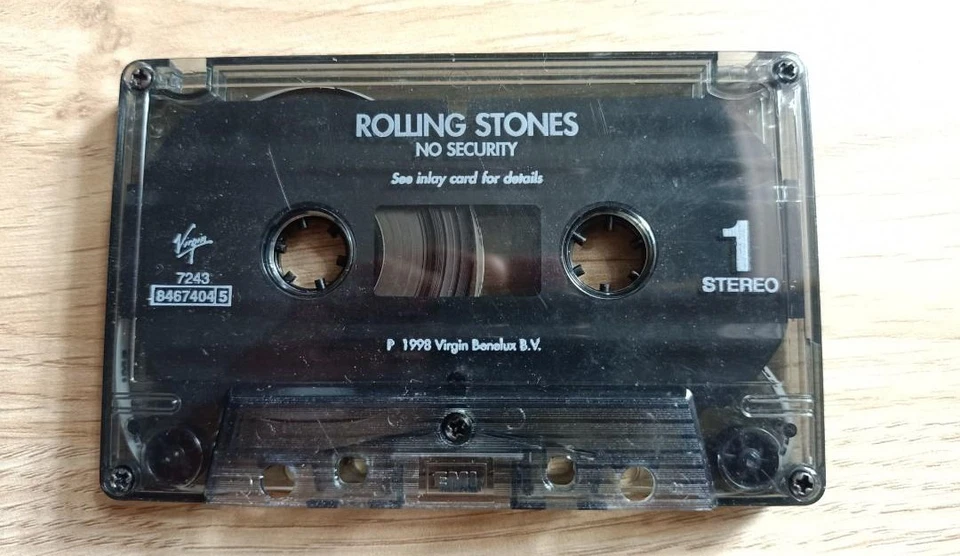 Rolling Stones : No Security ( Cassette Tape ) - Image 4 of 4