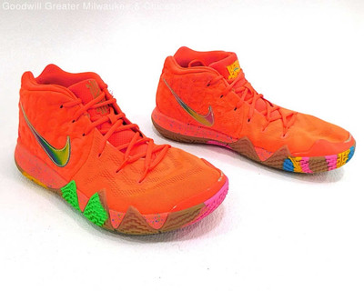 Red Suede Basketball Shoes Kyrie Irving Rojas Size 10 Nike Kyrie