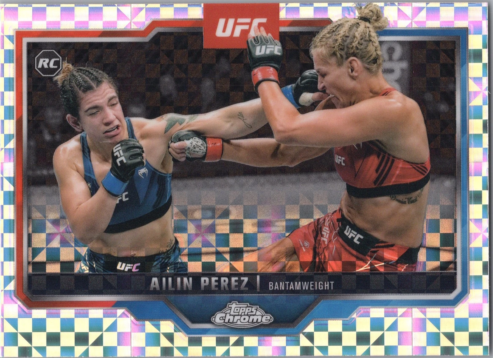 2025 Topps Chrome UFC #111 Ailin Perez X-Fractor