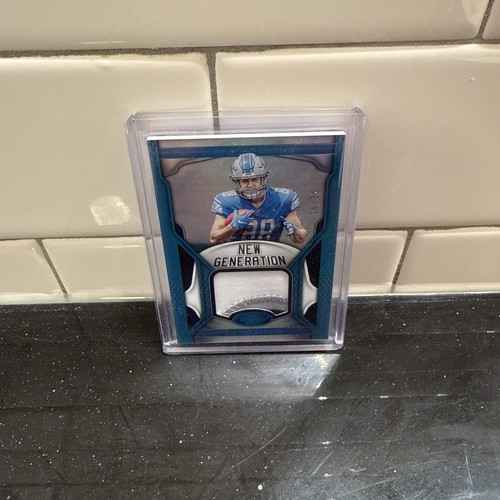 2019 Panini Certified TJ Hockenson New Gen Rookie RC 3 CLR PLAYER WORN PATCH /35