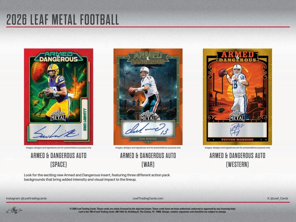 2026 Leaf Metal Football Hobby Jumbo Box | eBay