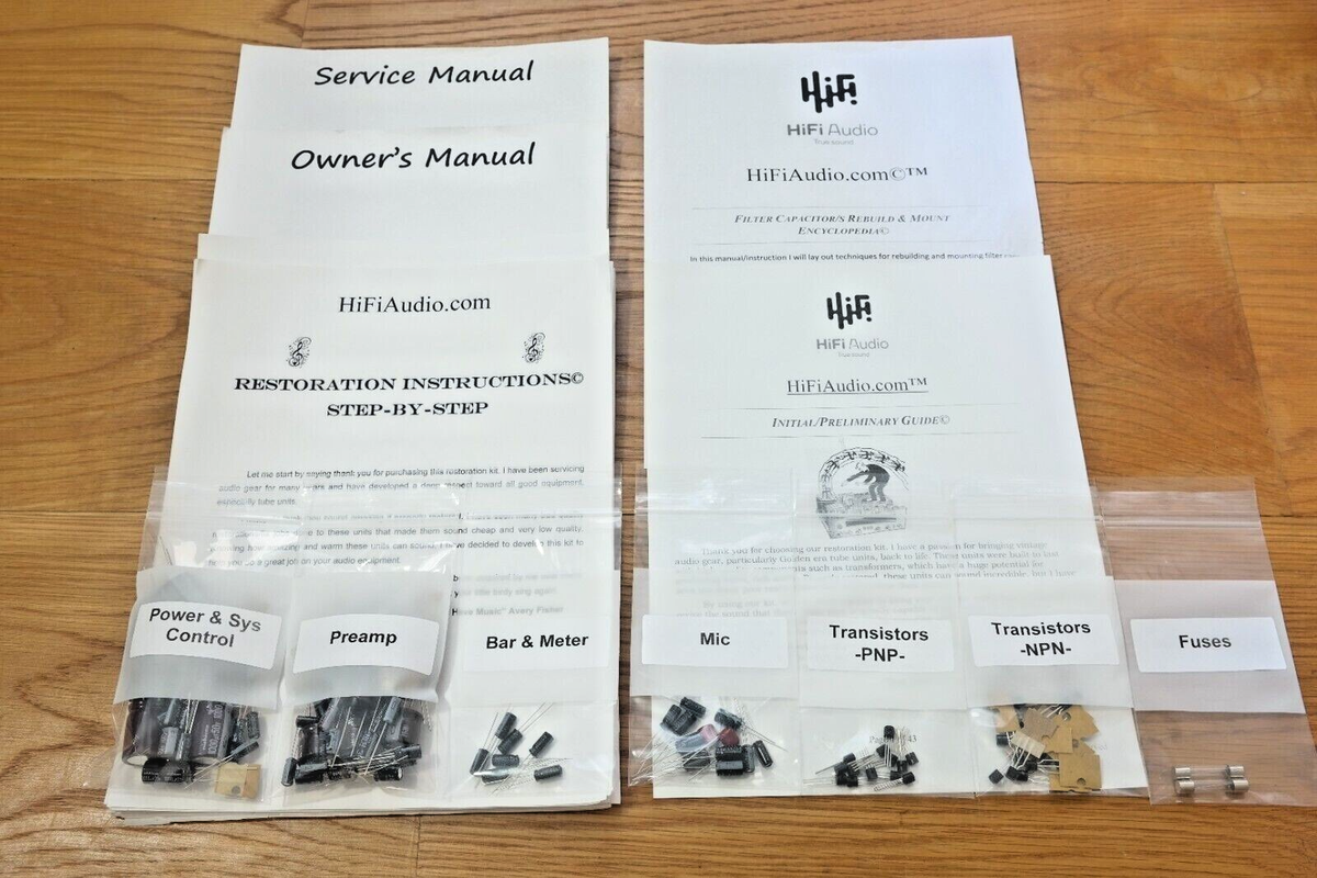 Akai GX-747 DBX restoration rebuild upgrade kit repair capacitor