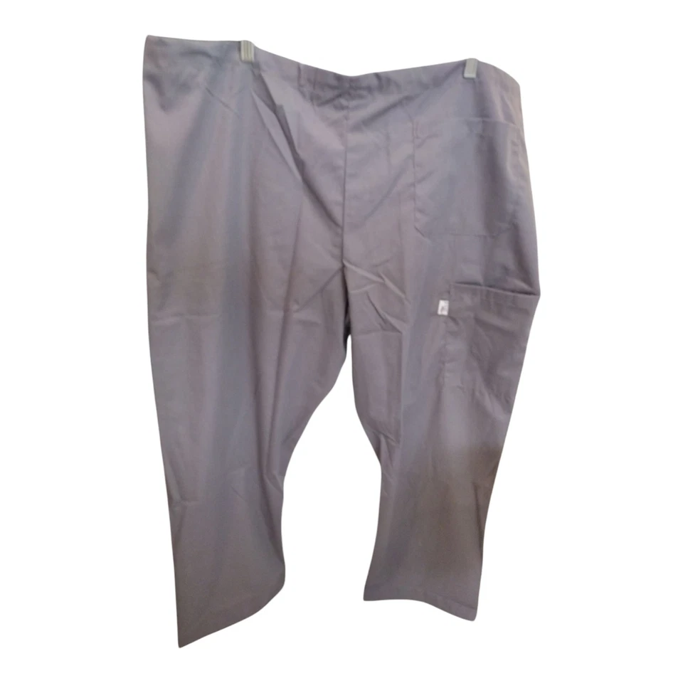 Nuevo sin etiquetas Lote de 2 Pantalones Exfoliantes Médicos Unisex Fashion Seal Healthcare Grandes Gris Foto 3 de 3