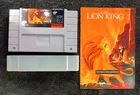The Lion King (Super Nintendo SNES) AUTHENTIC GAME & MANUAL
