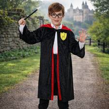 Costume De Fête Harry Potter Pour Garçons Et Filles Avec Lunettes Âge 10-12 Ans