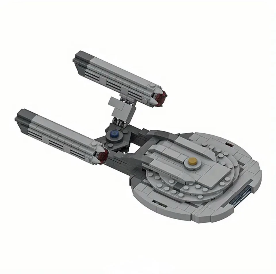 Starship Enterprise Building Block Set – Mini Starfleet Model, Collector Gift - Image 3 of 4
