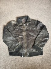 Redskins Leather Jacket, Woman's, Black