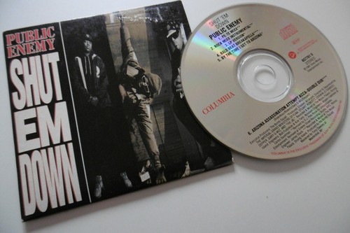 PUBLIC ENEMY SHUT EM DOWN CD MAXI SINGLE 6 TRACKS CARD SLEEVE 1991 ...