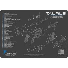 Taurus MODEL 85 ULTRA LITE Armorers Premium Bench Cleaning Mat Cerus Gear 