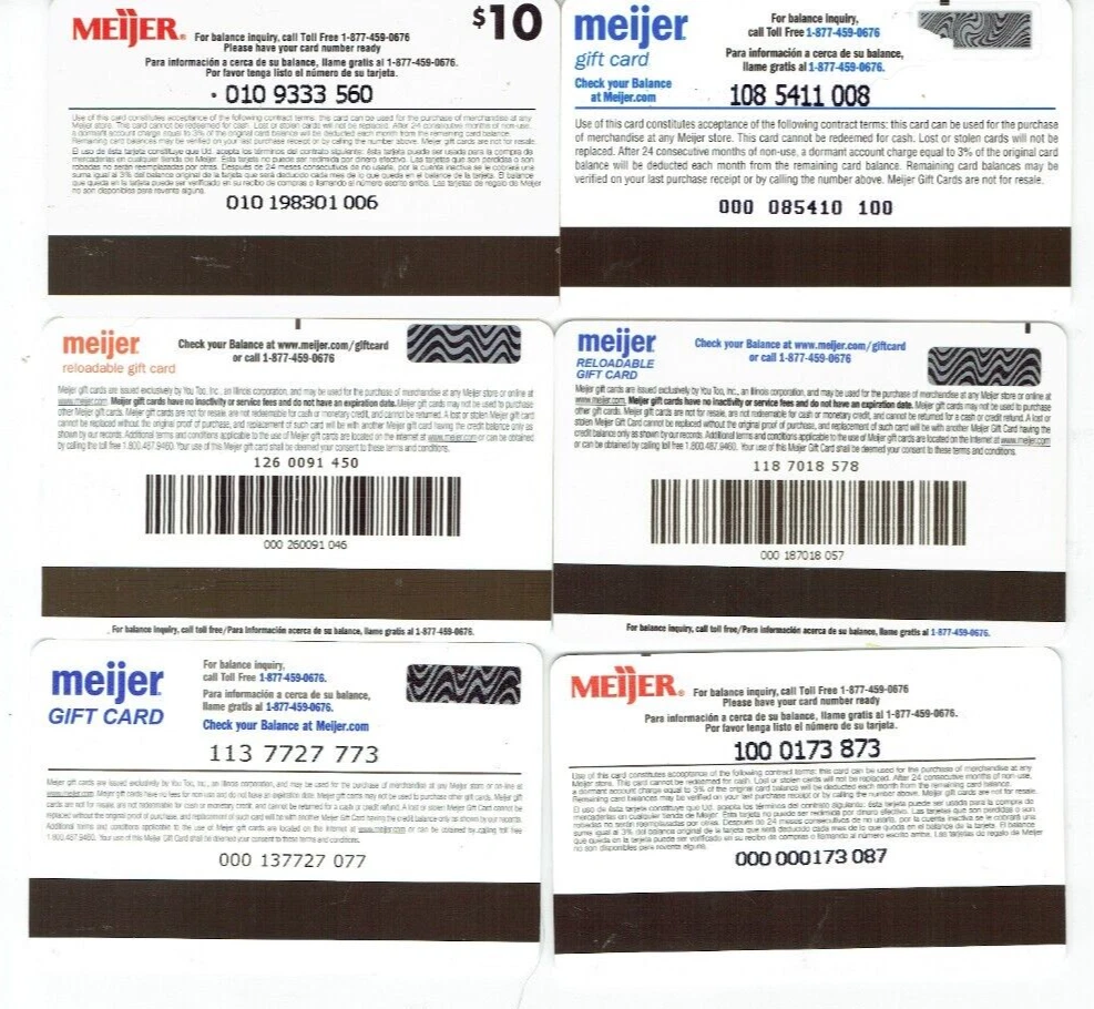 100 Meijer Gift Card Image