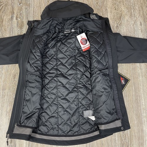 Marmot Womens Minimalist Component Black 3 in 1 Insulated Puffer Jacket Size S - Picture 2 of 13