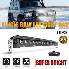 Single Row Curved 202632384450 Led Light Bar Offroad Driving Suv Atv 4x4