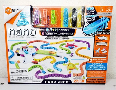 Hex Bug Nano Zone Collect Connect Micro Robotic Creatures Build Playground Set