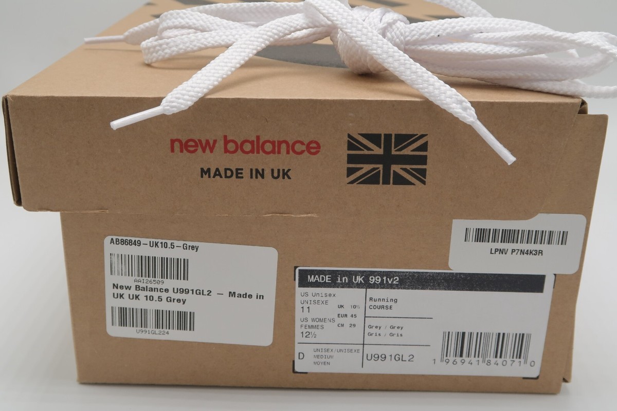 New Balance 991v2 MiUK Rock Ridge Grey U991GL2 size 11 | eBay