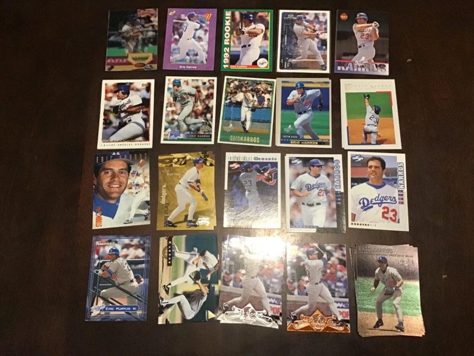 ERIC KARROS Oddball Insert & Regular issue Baseball DODGERS YOU CHOOSE - Image 4 of 4