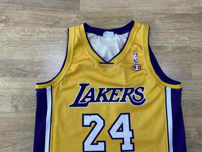 VINTAGE 90s LOS ANGELES LAKERS BASKETBALL SHIRT JERSEY CHAMPION