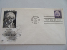 Albert Einstein 8c Stamp Fdc Sc#1775 ArtCraft Cachet Cover-1966 Issue Auction #5