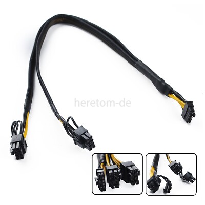 Dell PowerEdge R750 R750XS R7525 Mini 12 Pin auf 8+8 Pin GPU-Netzkabel DPHJ8