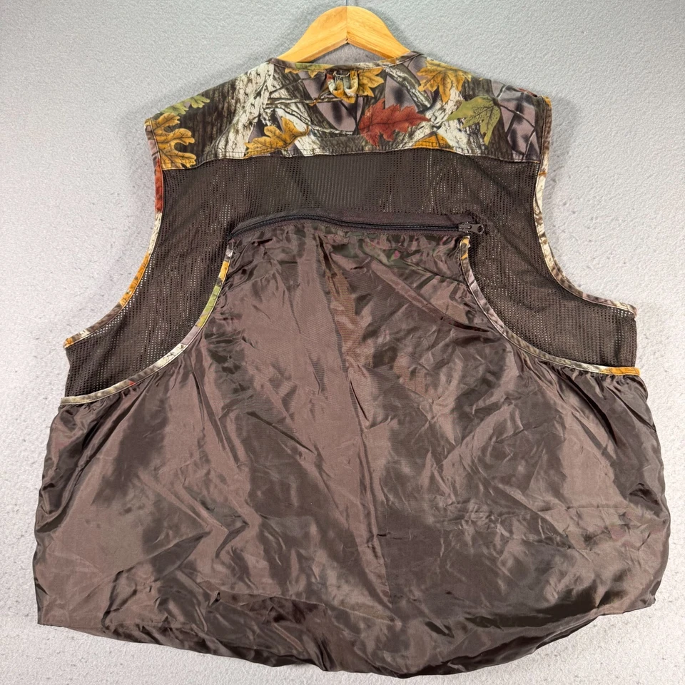 Master Sportsman Rugged Outdoor Gear Camo Vest Mens XL Multicolor Utility Hiking - Image 2 of 4