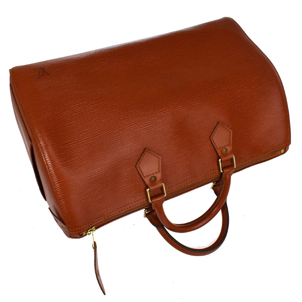 LOUIS VUITTON LV Speedy 35 Travel Hand Bag Epi Leather Brown LOUIS VUITTON LV Speedy 35 Travel Hand Bag Epi Leather Brown