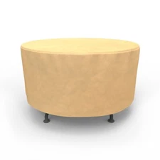 P5A22SF1 All Seasons Round Patio Table Cover Lightweight UV-Resistant Medium-...