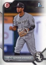 2022 1st Bowman Paper #BD-183 Jordan Sprinkle