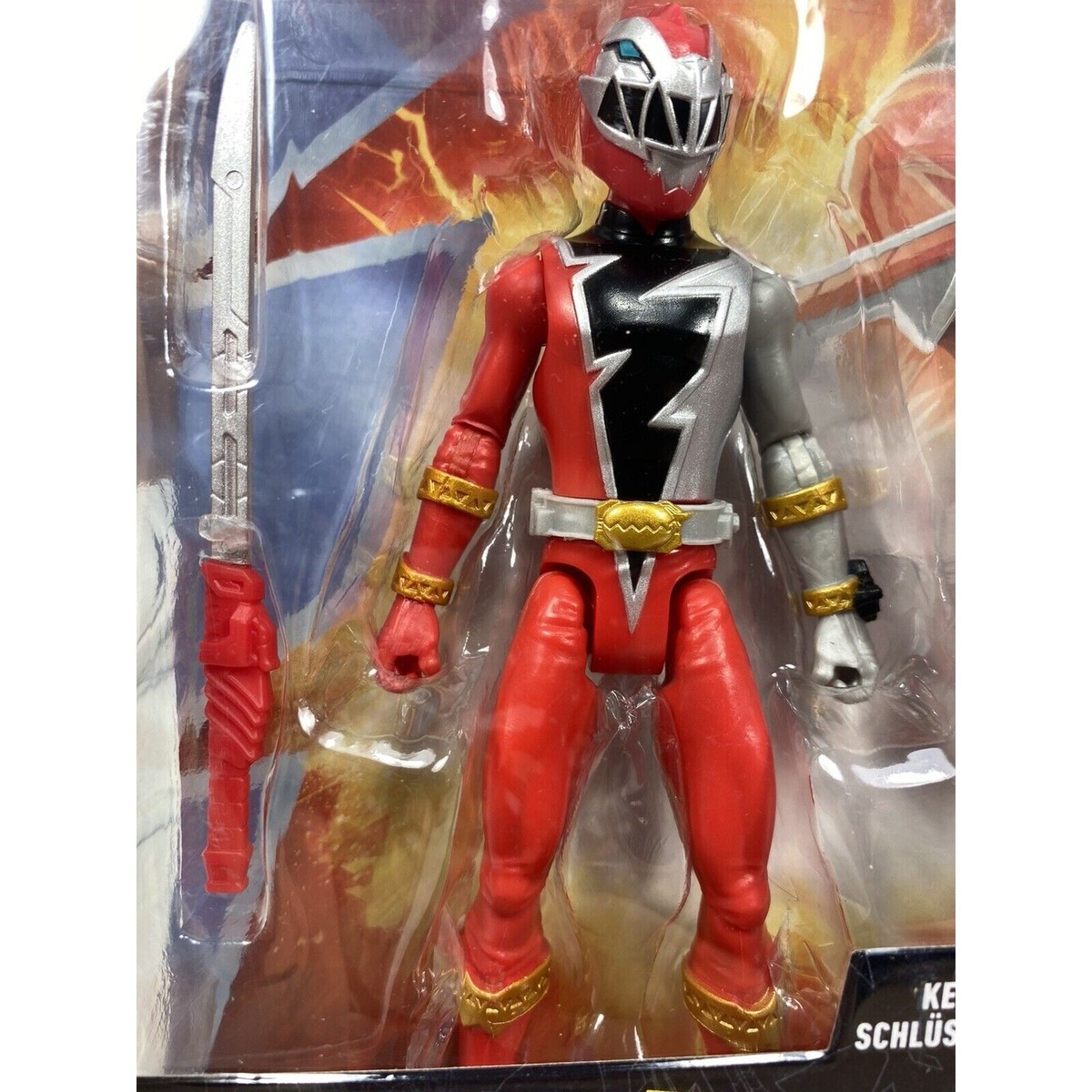 FIGURINE ARTICULÉE POWER Rangers Dino Fury Dino Knight Red Ranger 6