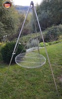 Dreibein-Schwenkgrill Inkl. 70 Cm Edelstahl-Grillrost