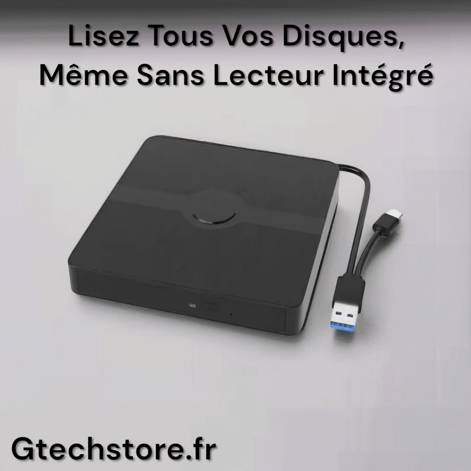 Lecteur Blu-ray portable USB 3.0 pour regarder vos films en voyage