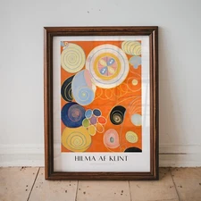 Hilma Af Klint Ten Largest 3 Wall Art Print, Abstract Wall Decor, Famous Artists
